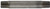 Midland Metal 48028 Welded Pipe Nipple, 1/4 in MPT x 1/4 in MPT, 5 in L, Stainless Steel, SCH 40 Schedule
