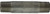 Midland Metal 48072 Welded Pipe Nipple, 1/2 in MPT x 1/2 in MPT, 8 in L, Stainless Steel, SCH 40 Schedule