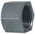 Midland Metal 66475 Hex Cap, 1 in FNPT, Steel, Zinc-Plated, 150 lb