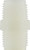 Hex Nipple 1/4 WHITE NYLON HEX NIPPLE - 28612W