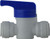 Midland Metal 20900P Shut-Off Valve, 1/4 x 1/4 in Nominal, Push-In x Push-In, 170 psi Pressure