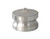 Midland Metal 63984 Cam and Groove Dust Plug, 1-1/2 in Type DP, Stainless Steel