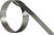 Midland Metal FS6 Preformed Clamp, 1-1/2 in Nominal, Stainless Steel, 5/8 in W, 0.022 in Thick