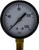 Midland Metal 80036 Pneumatic Pressure Gauge, 2-1/2 in Dial, 0 to 200 psi Measuring Range, 1/4 in Connection