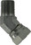 Male 45 Degree Pipe Elbow Swivel Adapter 3/8X3/8 M 45 EL SWV ADPT - 150366
