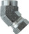 Midland Metal 150466 45 deg Swivel Adapter Elbow, 3/8 in FPT x 3/8 in FNPSM, Steel
