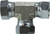 Midland Metal 160388 Swivel Union Tee, 1/2 in FNPSM x 1/2 in FNPSM x 1/2 in FNPSM, Steel