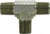 Midland Metal 560022 Tee, 1/8 in MPT x 1/8 in MPT x 1/8 in MPT, Steel