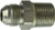 JIC Male Connector BSPT 7/16-20X1/8-28 MJICXMBSPT ST CONN - 700042