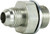 JIC to BSPP Male Connector 9/16-18X3/8-19 MJICXMBSPP ST CONN - 700266