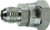 JIC to Female BSPP Straight Swivel 1/4-19 BSPP COUPLING - 74254