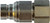 Midland Metal FF Series FF12M Flat Flush Face Plug, 1/2 in FNPT, Steel