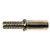 Midland Metal 34625 Adapter, 3/8 in Barbed x 1/4 in Compression, Stainless Steel