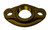Midland Metal 970208 Water Meter Oval Flange, 2 in, Brass