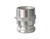 Buchanan Rubber CGF-500-SS1 Cam and Groove Adapter, 5 in Type F x 5 in MNPT, Stainless Steel