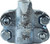 Buchanan Rubber BC4-200-DP High Pressure Clamp, 2-1/2 in Nominal, 2-11/32 in Minimum Clamp Diameter