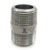 Stainless Adapters SSCN-04 Pipe Nipple, 1/4 in MNPT x 1/4 in MNPT, Close L, Stainless Steel