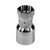 Stainless Adapters 43 Series SS43-06-06FJ Straight Swivel Adapter, 3/8 in Hose x 9/16 in Female JIC, Stainless Steel