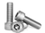M8-1.25 x 100 mm Socket Head Cap Screws, 18-8 Stainless Steel, Partially Threaded, Qty 100