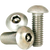 #10-24 x 5/8" Button Head Socket Cap Screws, Tamper-Resistant, 18-8 Stainless Steel, Coarse, Fully Threaded, Qty 100