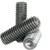 M6-1.00 x 30 mm Socket Set Screws, Cup Point, Thermal Black Oxide, Grade 45H, Coarse, ISO 4029 / DIN 916, Qty 100