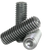 M1.6-0.35 x 2 mm Socket Set Screws, Cup Point, Thermal Black Oxide, Grade 45H, Coarse, ISO 4029 / DIN 916, Qty 100