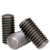 1/4"-20 x 1 1/2" Socket Set Screws, Oval Point, Thermal Black Oxide, Coarse, Alloy Steel, Qty 100