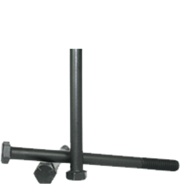 5/16"-18 x 1 1/8" Hex Cap Screws, Plain, Grade 8, Coarse, Fully Threaded, Alloy Steel, Qty 100