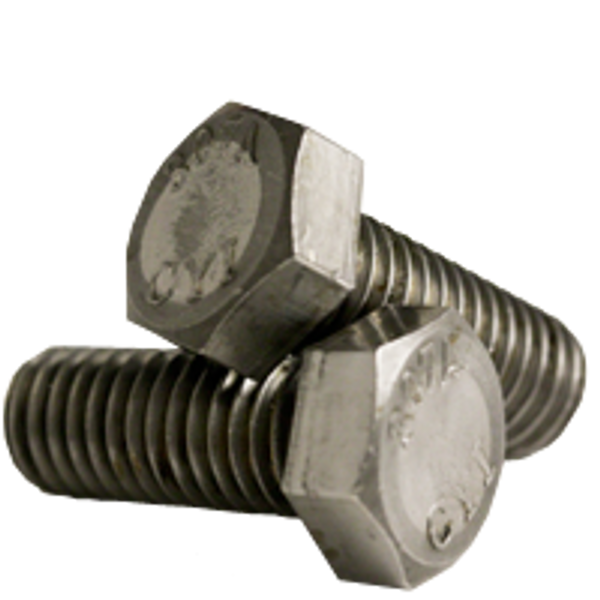 1/2"-13 x 7 1/2" Hex Bolts, Grade A, Coarse, Partially Threaded, Low Carbon, Plain, A307, Qty 25