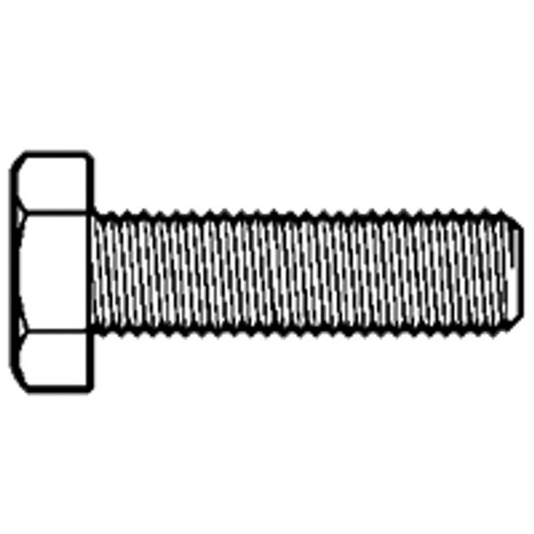 3/4"-10 x 6" Hex Tap Bolt A307 Grade A Hdg, Fully Threaded, Qty 50