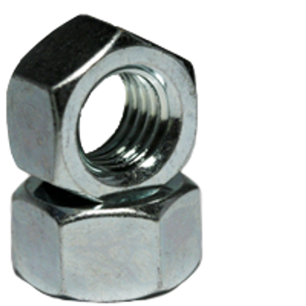 3/8"-16 Hex Nuts, Zinc Cr+3, Coarse, Low Carbon, Qty 100