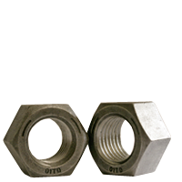 9/16"-18 Hex Nuts, Grade 5, Plain Finish, Fine (UNF), Medium Carbon Steel, Qty 100