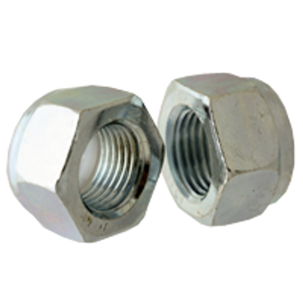 M14-2.00 Nylon Insert Lock Nuts, Zinc Cr+3, Class 10, DIN 985, Qty 50