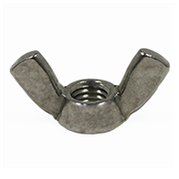 #6-32 Wing Nuts, Heavy Series, 18-8 Stainless Steel, Coarse, Type A, Qty 100