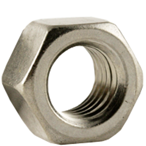 7/16"-14 Hex Nuts, 18-8 Stainless Steel, Coarse, Qty 100