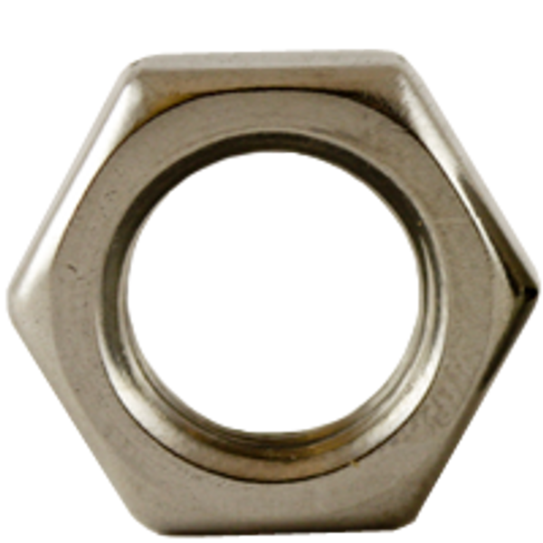 1/4"-20 Hex Jam Nuts, 18-8 Stainless Steel, Coarse, Qty 100