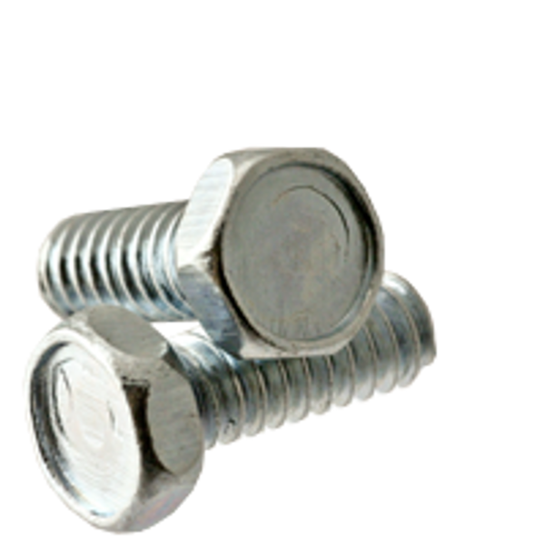 #12-24 x 1 1/2" Machine Screws, Indented Hex Head Unslotted, Zinc Cr+3, Coarse, Fully Threaded, Qty 100