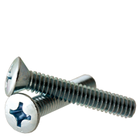 1/4"-20 x 3/4" Machine Screws, Phillips Oval Head, Zinc Cr+3, Full Thread, Coarse (UNC), Qty 50