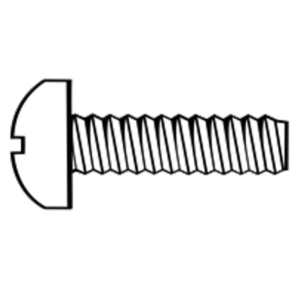 M2.5-0.45 x 3 mm Machine Screws, Phillips Pan Head, Zinc Cr+3, DIN 7985A, Qty 1000