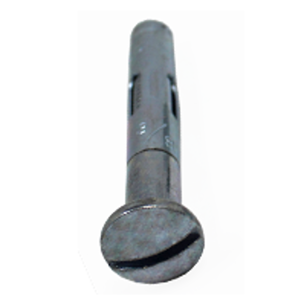 1/4" x 2" Sleeve Anchor, Round Head Phillips/Slotted Combo, Zinc Cr+3, Qty 100