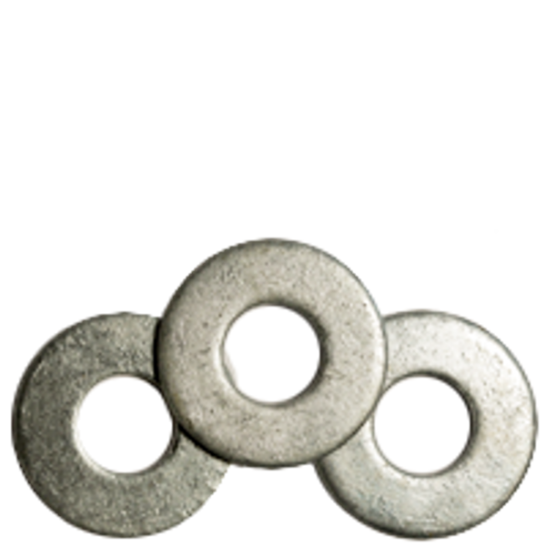 1 1/4" USS Flat Washers, Hot Dipped Galvanized, Low Carbon, Qty 5