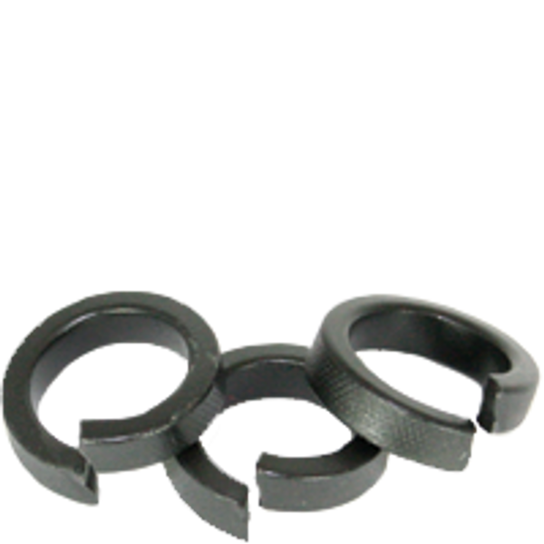 Hi-Collar Split Lock Washers, Thread Size 5/16", Medium Carbon Steel, Plain, Qty 100