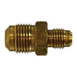 AMC 04056-1008 Reducing Union, 5/8 in SAE 45 deg Flared x 1/2 in SAE 45 deg Flared, Brass