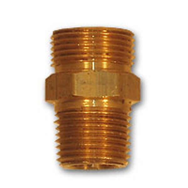 Midland Metal 1390-64 MAF/USA Hose End Adapters, MAF/USA PIPE, 3/8x1/4 Hose End Adapter, MAF/USA Brass Fittings
