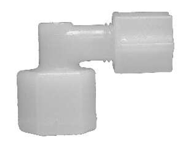 Midland Metal 17258N Female Elbows, Plastic Compression, 3/8 x 1/4 Compxfip Wht Nyln Elb, Plastic Fittings