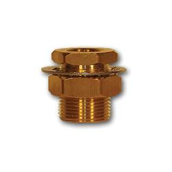 Mid-America Fittings 207ACBH-2LN Locknut, 1/8 in FPT, Brass