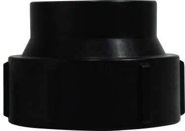 Midland Metal 28806P Reducer Coupling, 1-1/2 in FPT x 1-1/4 in FPT, Polypropylene