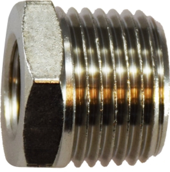 Midland Metal 04-08 BRASS MALE BSPT X FEMALE BSP - 28847