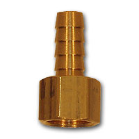 Midland Metal 29FS-34 Hose to Ball End Swivels, MAF/USA HOSE BARB, 3/16Hid x 1/4Npsm Fe Swv H/Brb, MAF/USA Brass Fittings