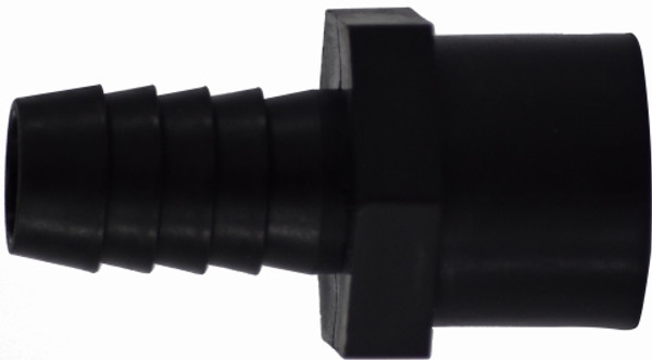 Midland Metal 33067P Adapter, 1/2 in Hose Barbed x 3/4 in FIP, Polypropylene